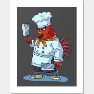 Chicken Chef Posters and Art